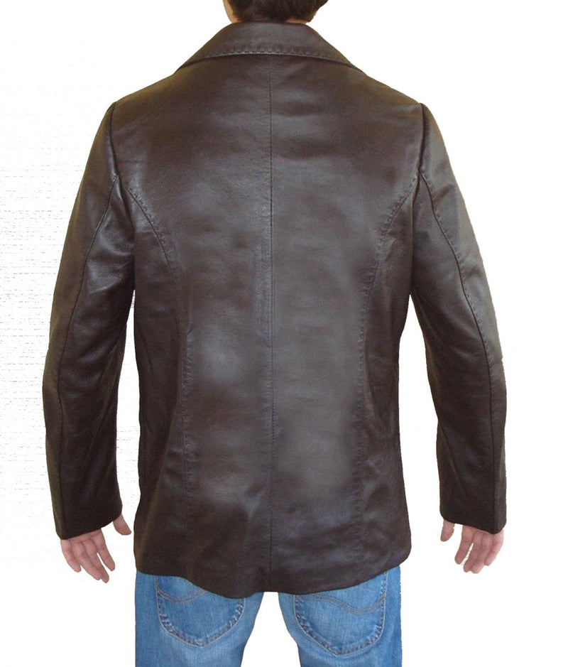 Koza Leathers Men's Real Lambskin Leather Blazer KB115