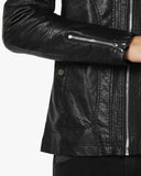 Biker Jacket - Men Real Lambskin Motorcycle Leather Biker Jacket KM624 - Koza Leathers