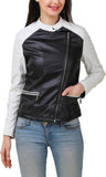 Biker / Motorcycle Jacket - Women Real Lambskin Leather Biker Jacket KW397 - Koza Leathers