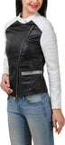 Biker / Motorcycle Jacket - Women Real Lambskin Leather Biker Jacket KW397 - Koza Leathers