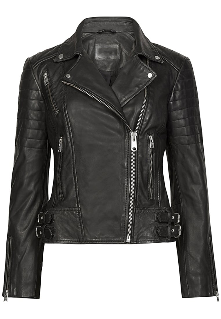Biker / Motorcycle Jacket - Women Real Lambskin Leather Biker Jacket KW213 - Koza Leathers