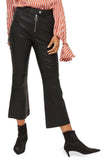Koza Leathers Women's Real Lambskin Leather Capri Pant WP024
