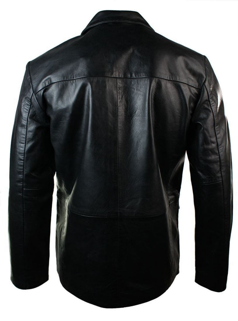 Koza Leathers Men's Real Lambskin Leather Blazer KB117