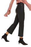 Koza Leathers Women's Real Lambskin Leather Capri Pant WP024
