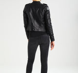 Biker / Motorcycle Jacket - Women Real Lambskin Leather Biker Jacket KW187 - Koza Leathers