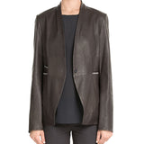 Koza Leathers Women's Real Lambskin Leather Blazer BW066