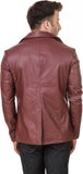 Koza Leathers Men's Real Lambskin Leather Blazer KB028