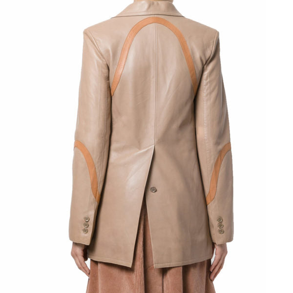 Koza Leathers Women's Real Lambskin Leather Blazer BW099