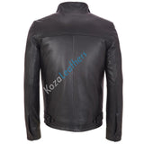 Koza Leathers Men's Genuine Lambskin Bomber Leather Jacket NJ018