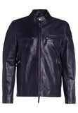 Biker Jacket - Men Real Lambskin Motorcycle Leather Biker Jacket KM259 - Koza Leathers