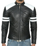 Biker Jacket - Men Real Lambskin Leather Jacket KM025 - Koza Leathers