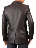 Koza Leathers Men's Real Lambskin Leather Blazer KB078