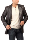 Koza Leathers Men's Real Lambskin Leather Blazer KB078