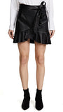 Knee Length Skirt - Women Real Lambskin Leather Slim Fit Skirt WS070 - Koza Leathers