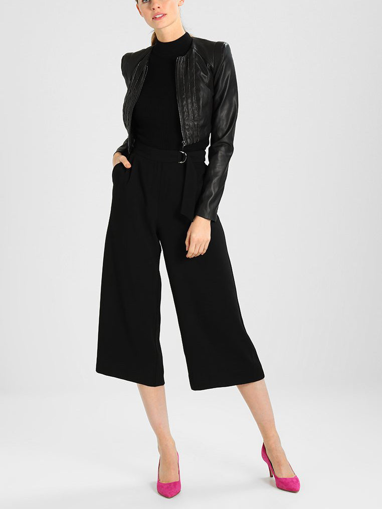 Biker / Motorcycle Jacket - Women Real Lambskin Leather Biker Jacket KW219 - Koza Leathers