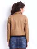 Biker / Motorcycle Jacket - Women Real Lambskin Leather Biker Jacket KW043 - Koza Leathers
