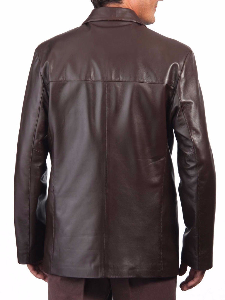 Koza Leathers Men's Real Lambskin Leather Blazer KB067