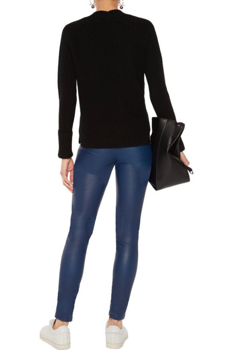 Koza Leathers Women's Real Lambskin Leather Skinny Pant WP065