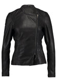 Biker / Motorcycle Jacket - Women Real Lambskin Leather Biker Jacket KW217 - Koza Leathers