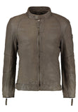 Biker Jacket - Men Real Lambskin Motorcycle Leather Biker Jacket KM262 - Koza Leathers