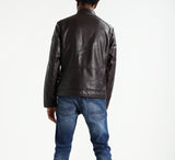 Biker Jacket - Men Real Lambskin Motorcycle Leather Biker Jacket KM263 - Koza Leathers