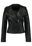 Biker / Motorcycle Jacket - Women Real Lambskin Leather Biker Jacket KW218 - Koza Leathers