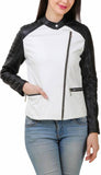 Biker / Motorcycle Jacket - Women Real Lambskin Leather Biker Jacket KW401 - Koza Leathers