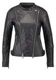Biker / Motorcycle Jacket - Women Real Lambskin Leather Biker Jacket KW045 - Koza Leathers