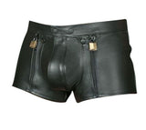 Koza Leathers Men's Real Lambskin Leather Boxer Shorts MS038