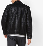 Biker Jacket - Men Real Lambskin Motorcycle Leather Biker Jacket KM635 - Koza Leathers