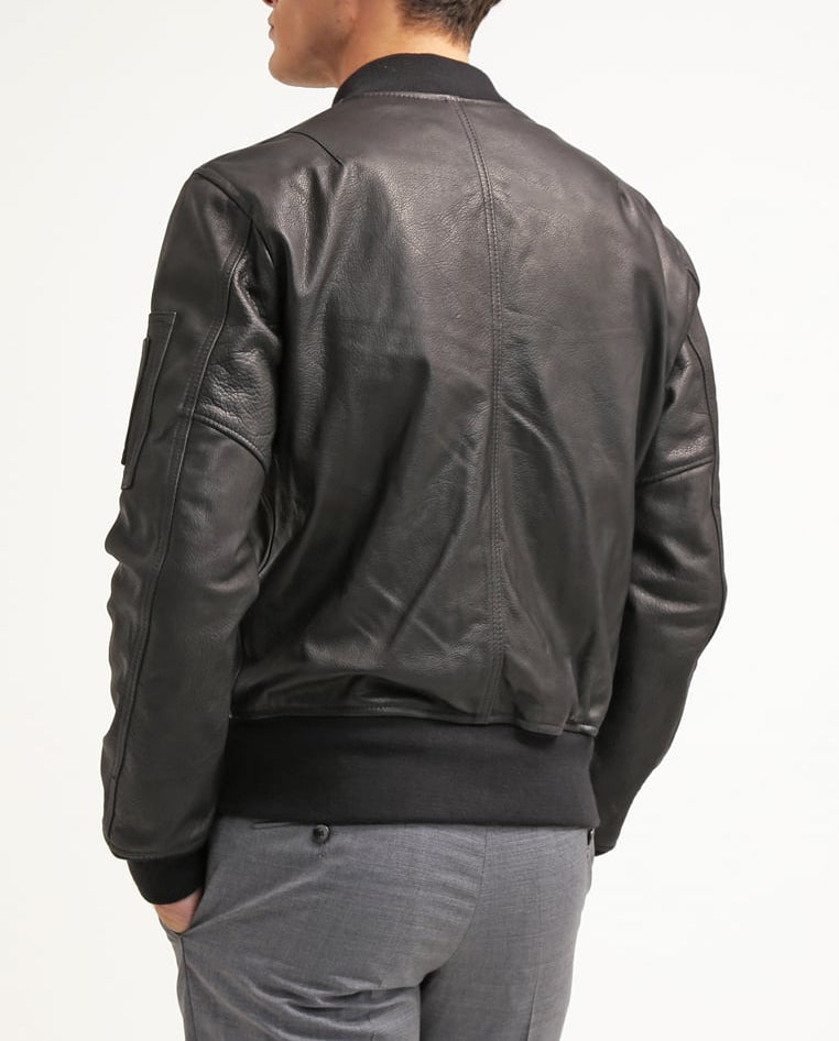 Biker Jacket - Men Real Lambskin Motorcycle Leather Biker Jacket KM266 - Koza Leathers