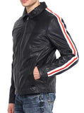 Biker Jacket - Men Real Lambskin Leather Jacket KM136 - Koza Leathers