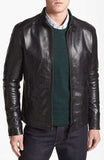 Biker Jacket - Men Real Lambskin Leather Jacket KM137 - Koza Leathers