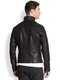 Biker Jacket - Men Real Lambskin Leather Jacket KM139 - Koza Leathers