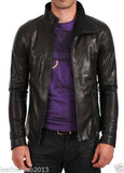 Biker Jacket - Men Real Lambskin Leather Jacket KM140 - Koza Leathers