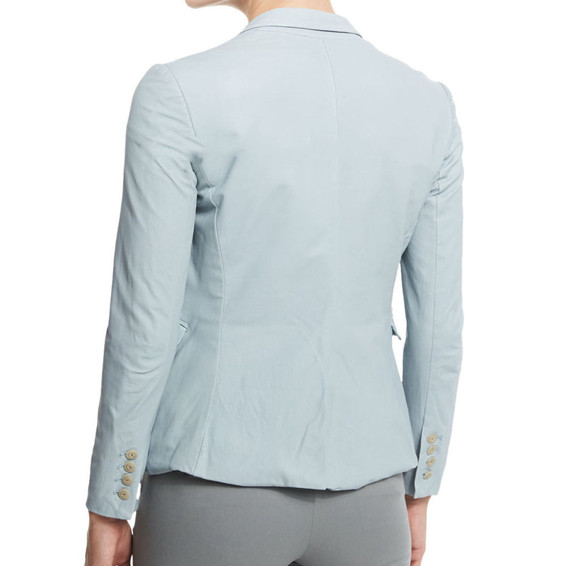 Koza Leathers Women's Real Lambskin Leather Blazer BW067