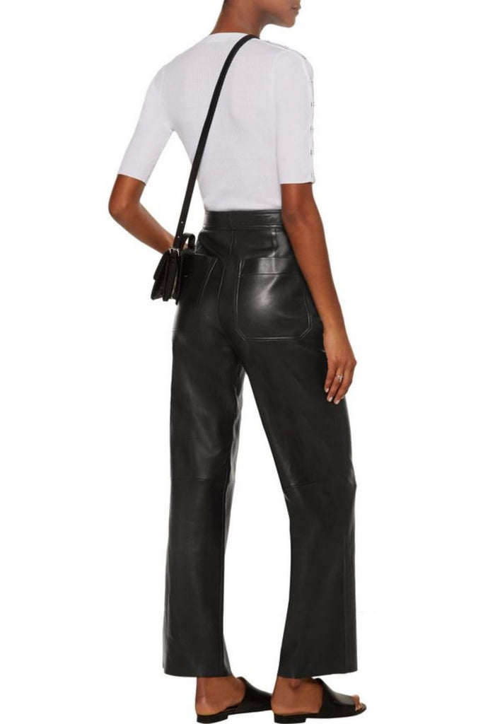 Koza Leathers Women's Real Lambskin Leather Skinny Pant WP070