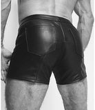 Koza Leathers Men's Real Lambskin Leather Boxer Shorts MS039
