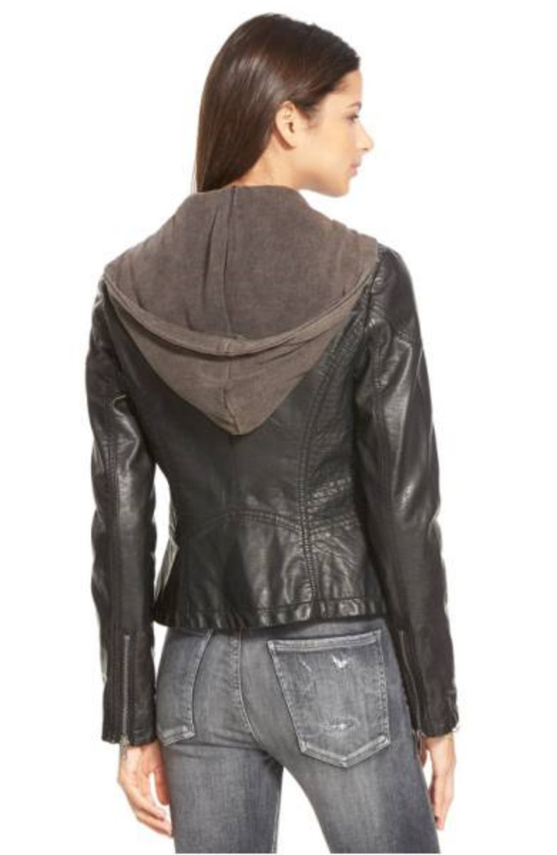 Biker / Motorcycle Jacket - Women Real Lambskin Leather Biker Jacket KW316 - Koza Leathers