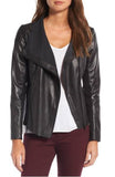 Biker / Motorcycle Jacket - Women Real Lambskin Leather Biker Jacket KW317 - Koza Leathers