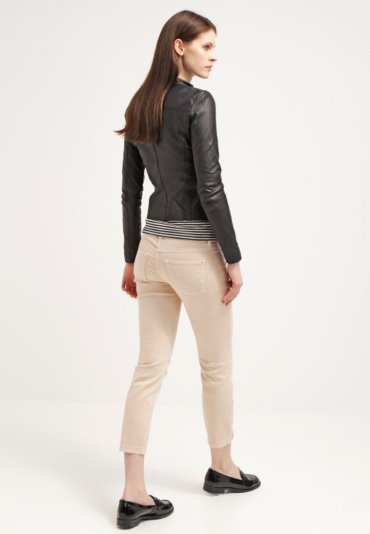 Biker / Motorcycle Jacket - Women Real Lambskin Leather Biker Jacket KW044 - Koza Leathers