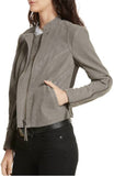 Biker / Motorcycle Jacket - Women Real Lambskin Leather Biker Jacket KW318 - Koza Leathers