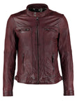 Biker Jacket - Men Real Lambskin Motorcycle Leather Biker Jacket KM270 - Koza Leathers
