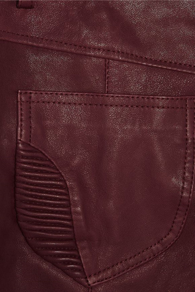 Koza Leathers Women's Real Lambskin Leather Skinny Pant WP073