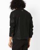 Biker Jacket - Men Real Lambskin Motorcycle Leather Biker Jacket KM642 - Koza Leathers