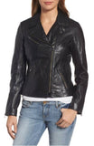 Biker / Motorcycle Jacket - Women Real Lambskin Leather Biker Jacket KW322 - Koza Leathers