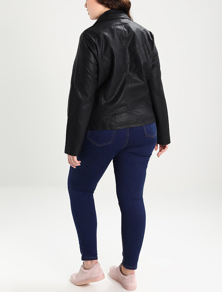 Biker / Motorcycle Jacket - Women Real Lambskin Leather Biker Jacket KW231 - Koza Leathers