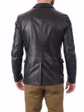 Koza Leathers Men's Real Lambskin Leather Blazer KB049