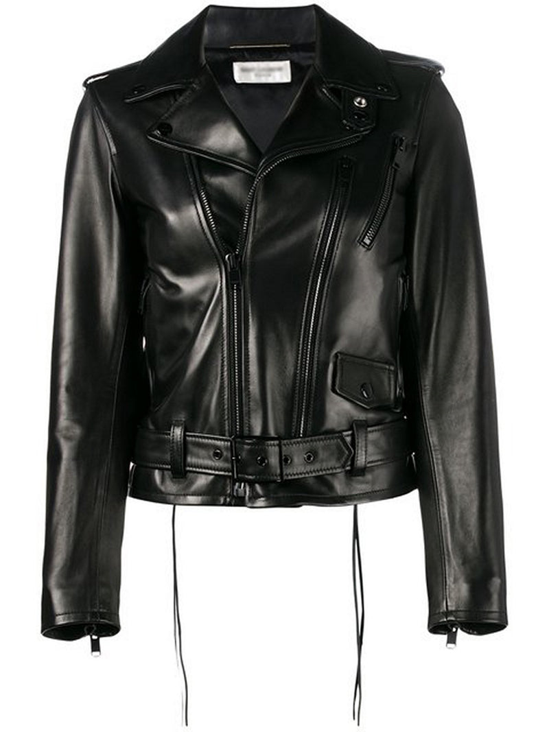 Biker / Motorcycle Jacket - Women Real Lambskin Leather Biker Jacket KW542 - Koza Leathers