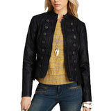 Biker / Motorcycle Jacket - Women Real Lambskin Leather Biker Jacket KW446 - Koza Leathers